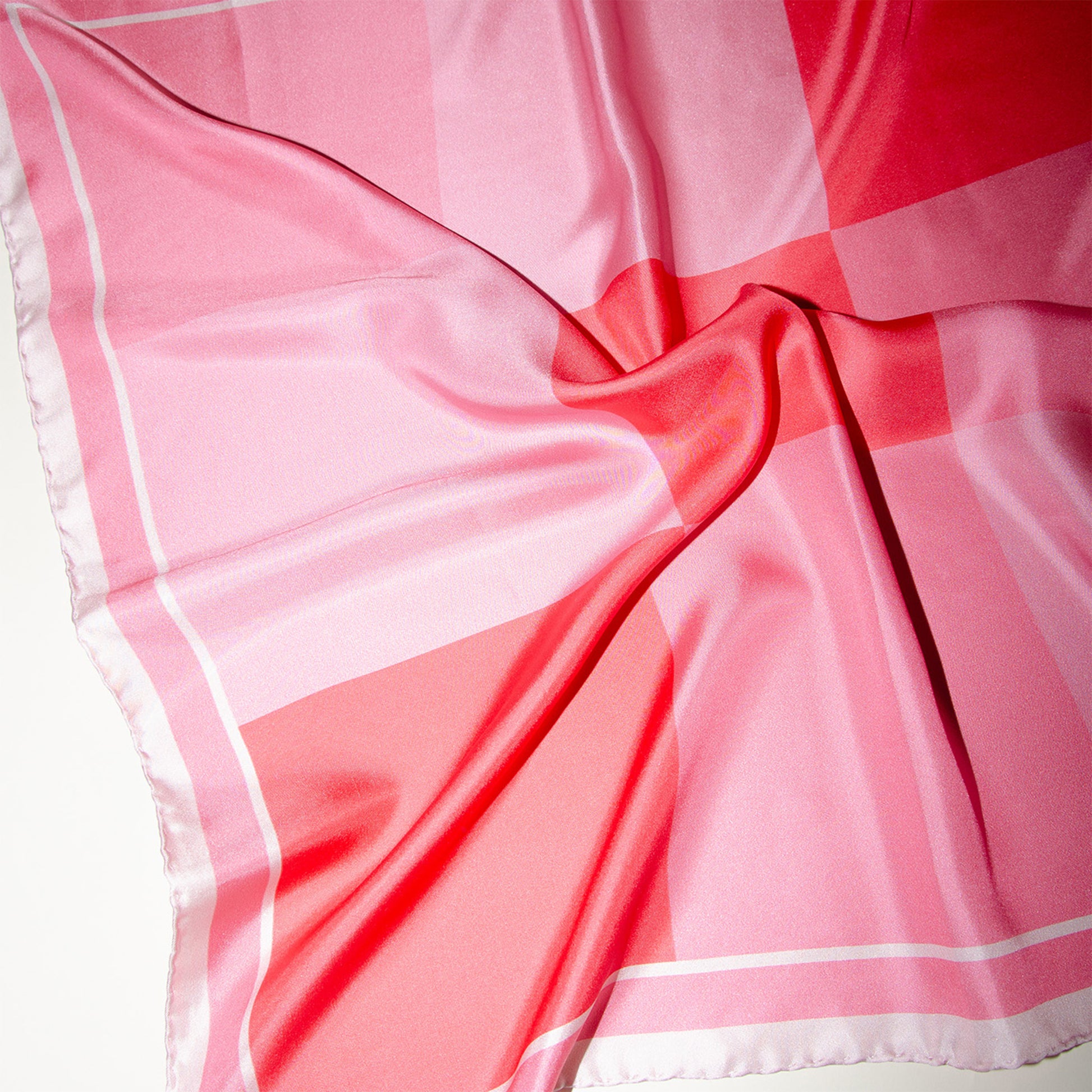 CHESS PINK SILK SCARF 70